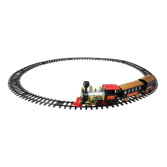 17-Piece Battery Operated Lighted & Animated Classics Train Set with Sound